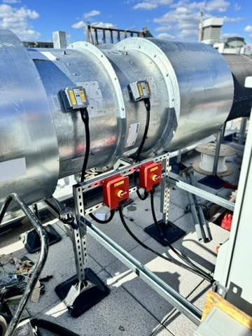Rooftop Fan Isolators — Smoke Vent System