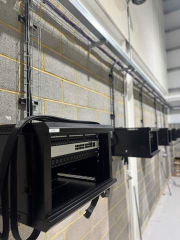 Multiple Data Cabinet Installation